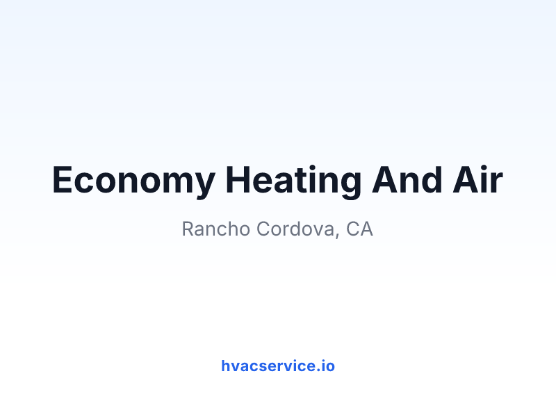 Economy Heating And Air