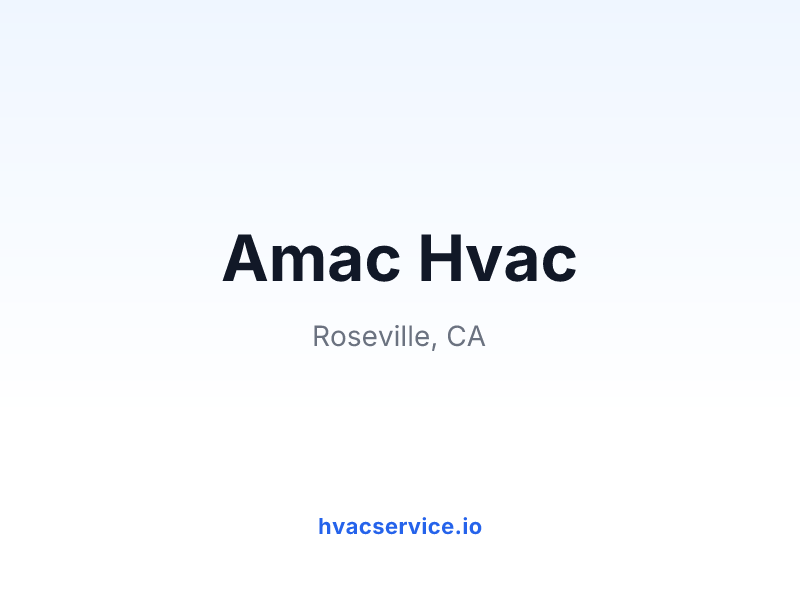 Amac Hvac