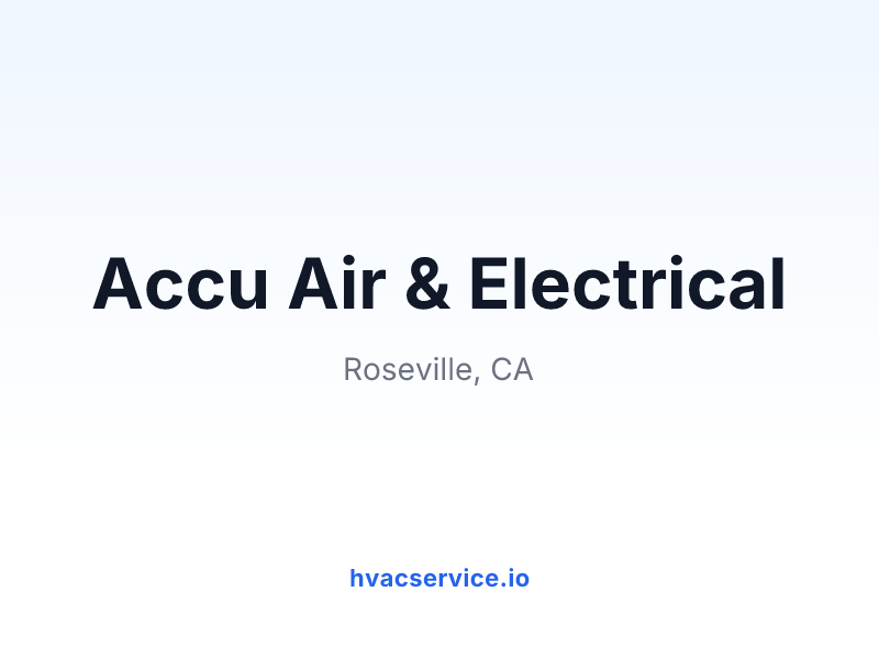 Accu Air & Electrical