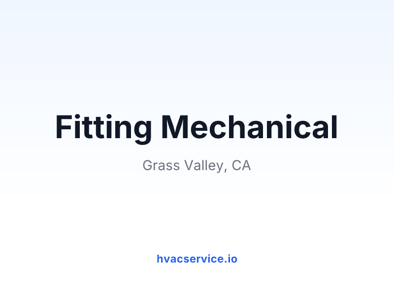 Fitting Mechanical
