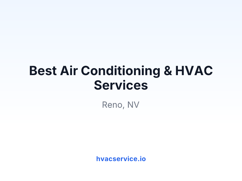 Best Air Conditioning & HVAC Services