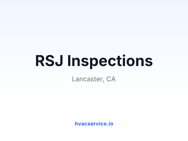RSJ Inspections