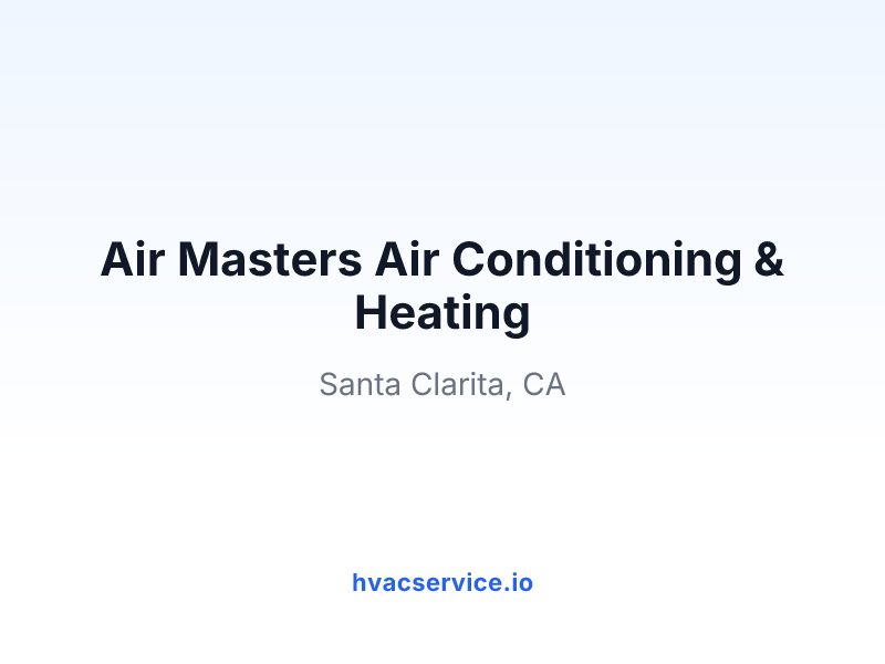 Air Masters Air Conditioning & Heating
