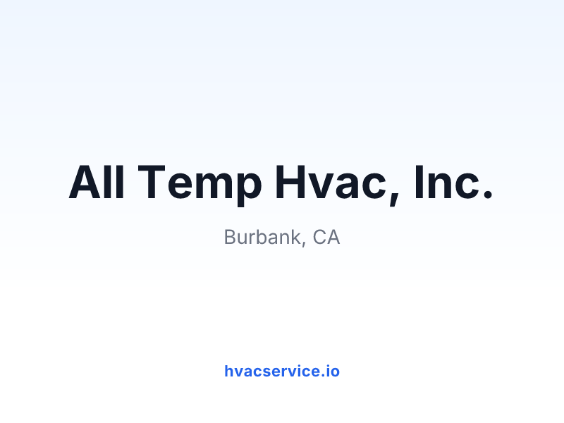 All Temp Hvac, Inc.