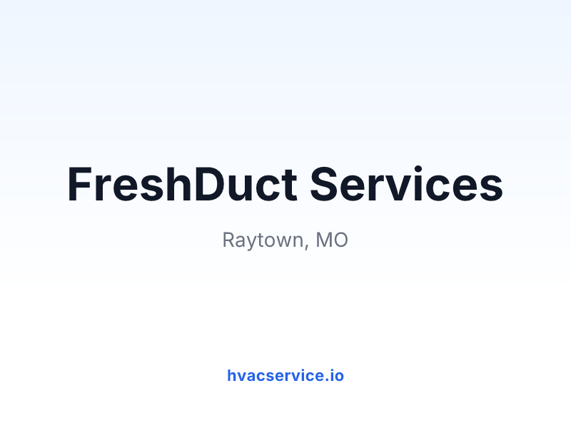 FreshDuct Services
