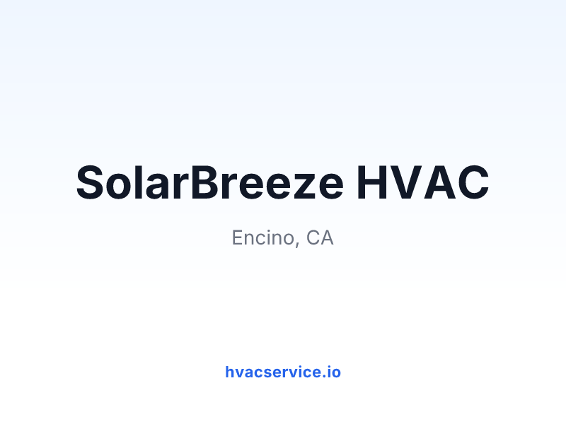 SolarBreeze HVAC
