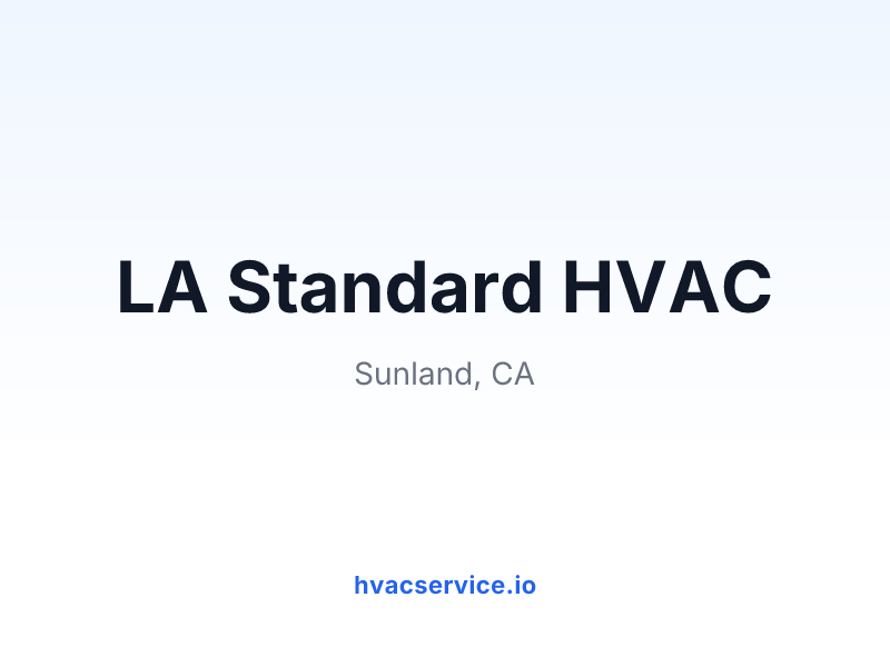 LA Standard HVAC