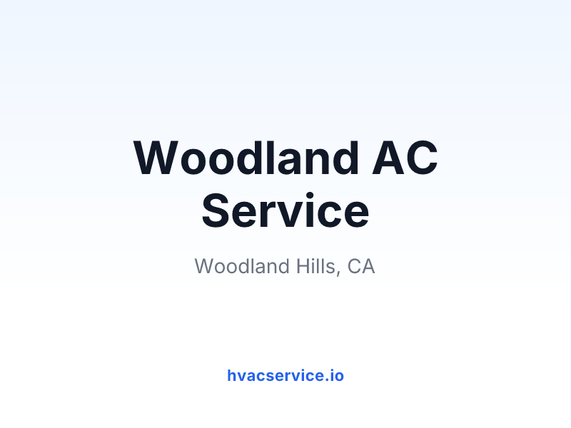 Woodland AC Service