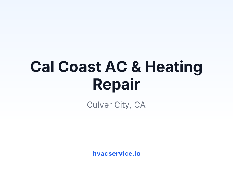 Cal Coast AC & Heating Repair