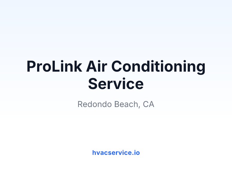 ProLink Air Conditioning Service