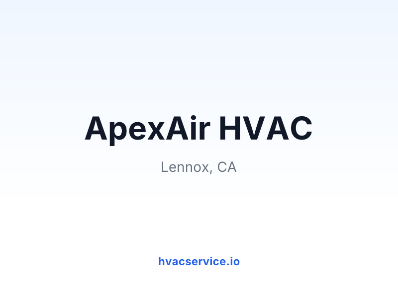 ApexAir HVAC
