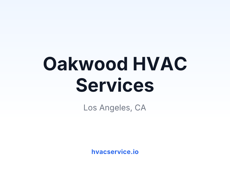 Oakwood HVAC Services
