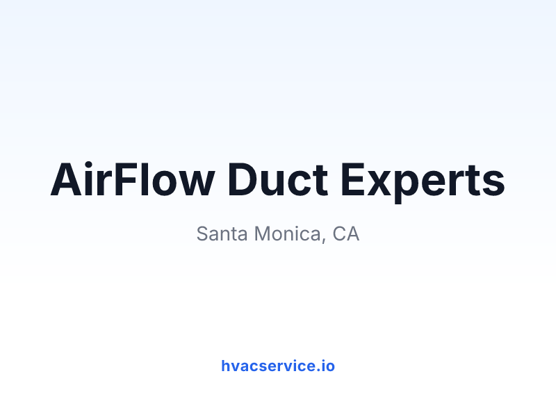 AirFlow Duct Experts