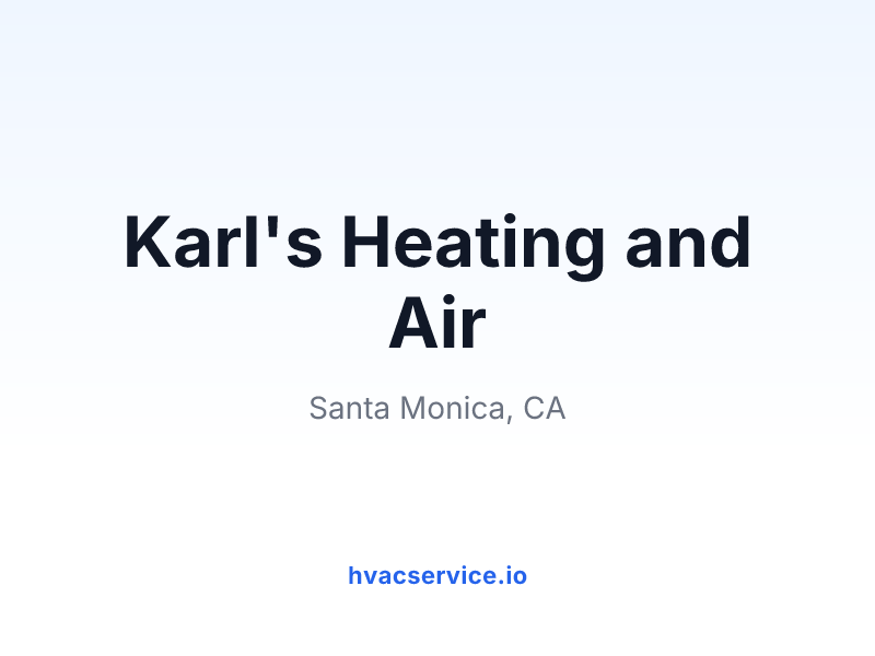 Karl's Heating and Air