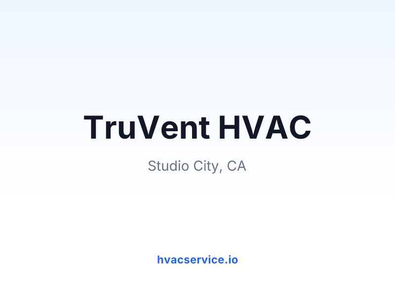 TruVent HVAC