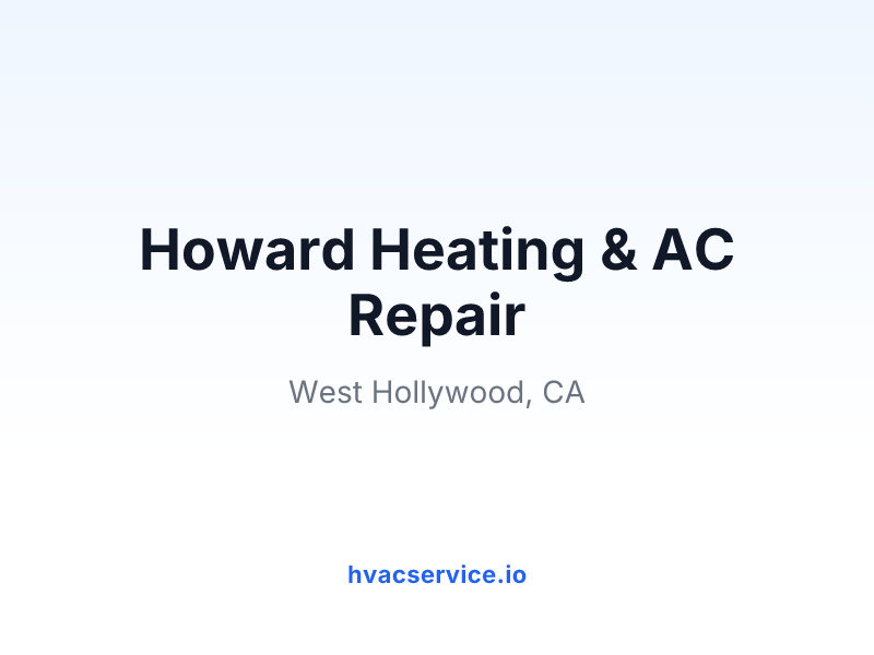 Howard Heating & AC Repair