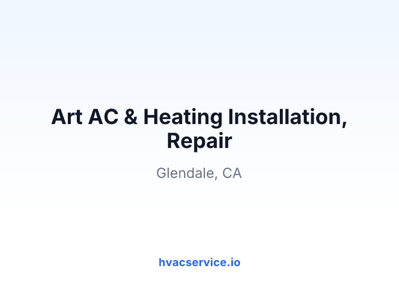 Art AC & Heating Installation, Repair