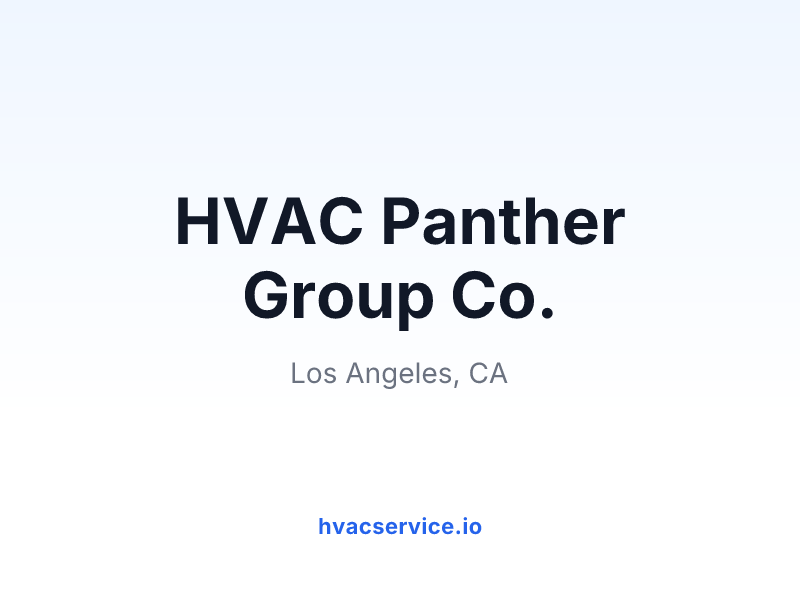 HVAC Panther Group Co.