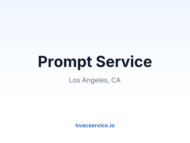 Prompt Service