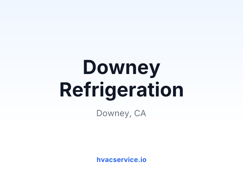 Downey Refrigeration