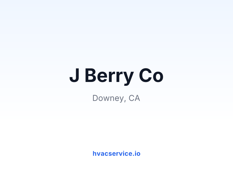 J Berry Co