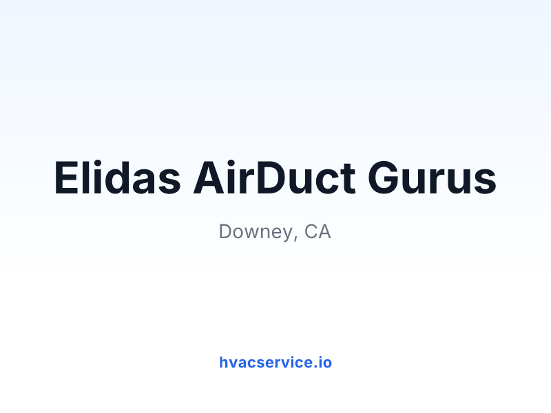 Elidas AirDuct Gurus