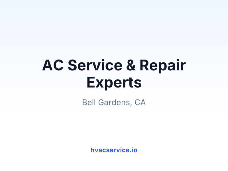 AC Service & Repair Experts