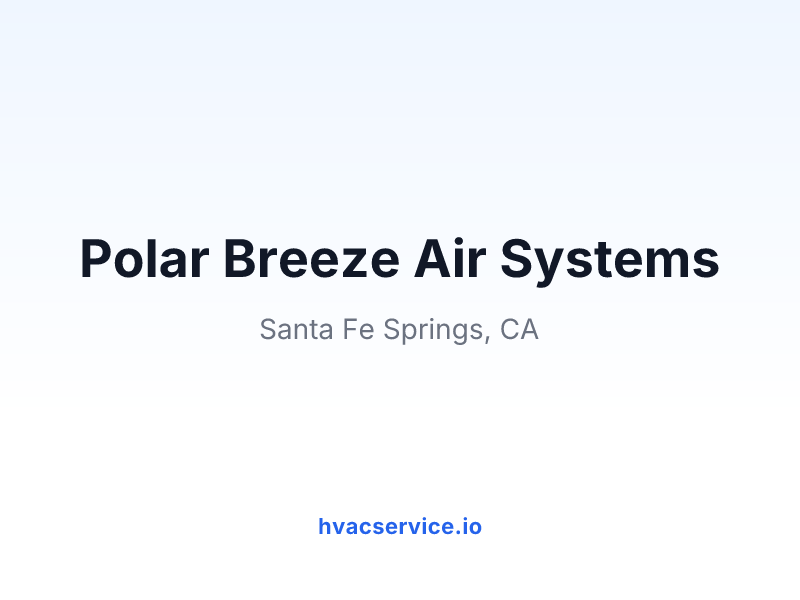 Polar Breeze Air Systems