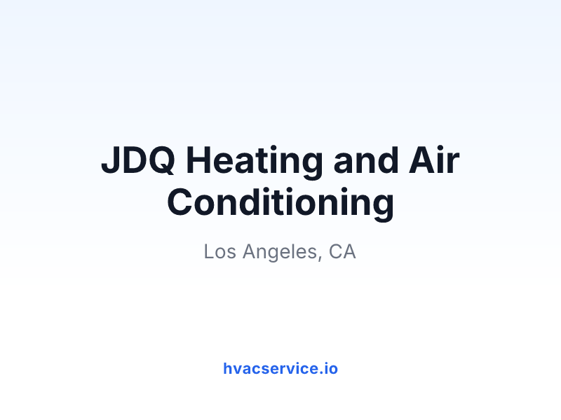 JDQ Heating and Air Conditioning