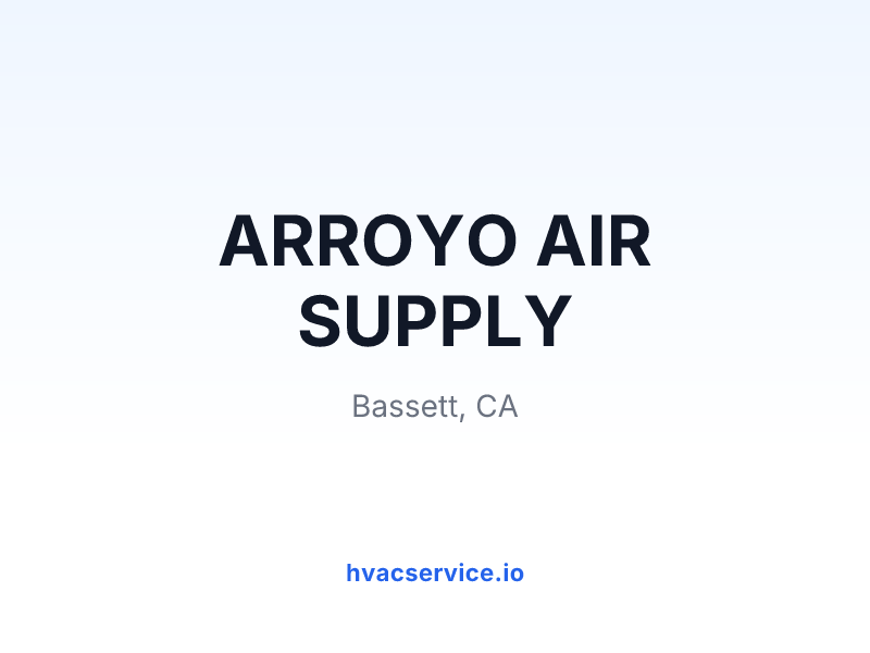 ARROYO AIR SUPPLY