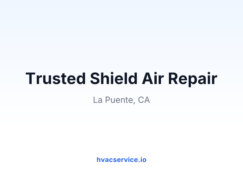 Trusted Shield Air Repair