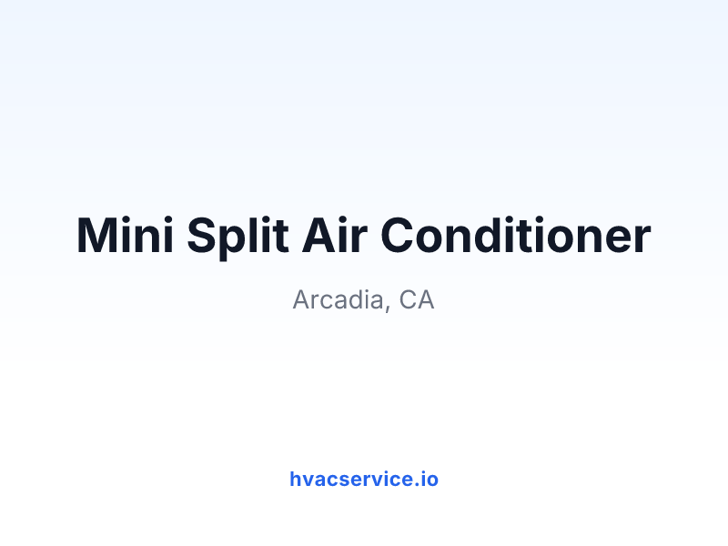Mini Split Air Conditioner