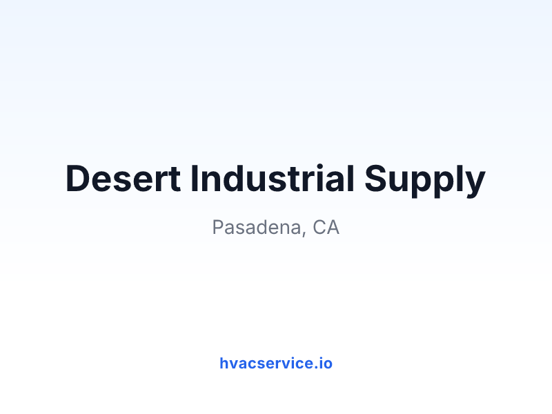 Desert Industrial Supply