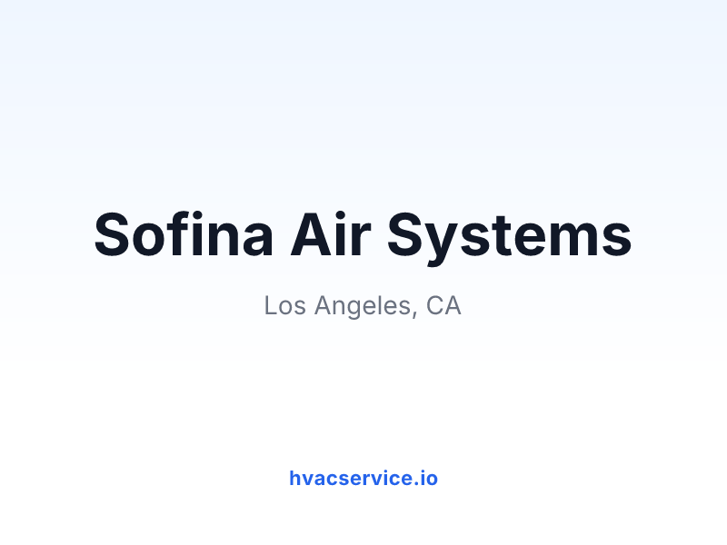Sofina Air Systems