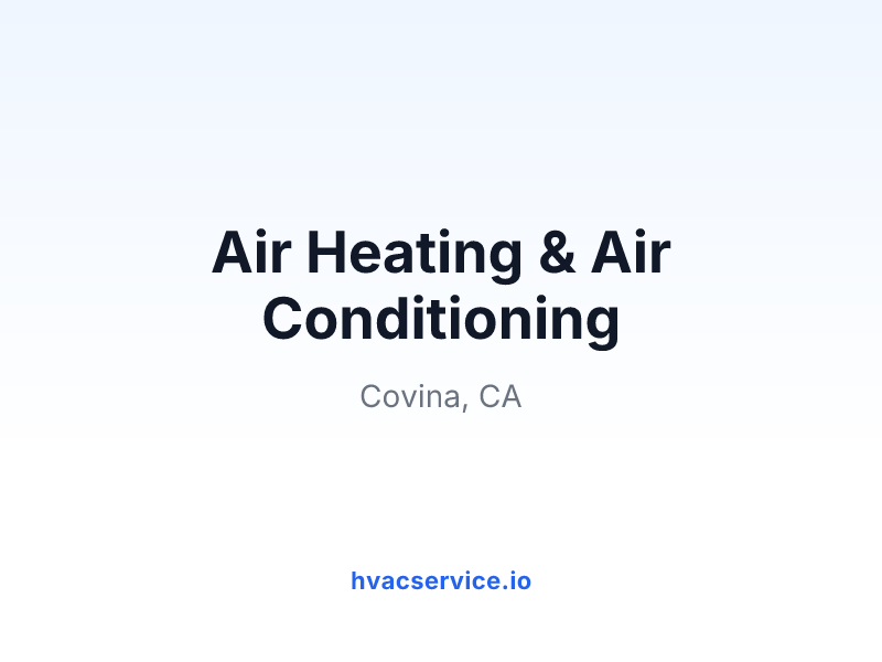 Air Heating & Air Conditioning