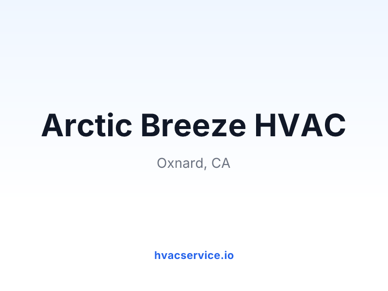 Arctic Breeze HVAC