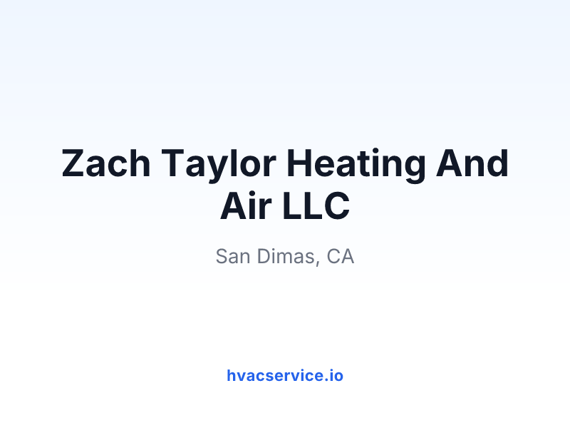 Zach Taylor Heating And Air LLC