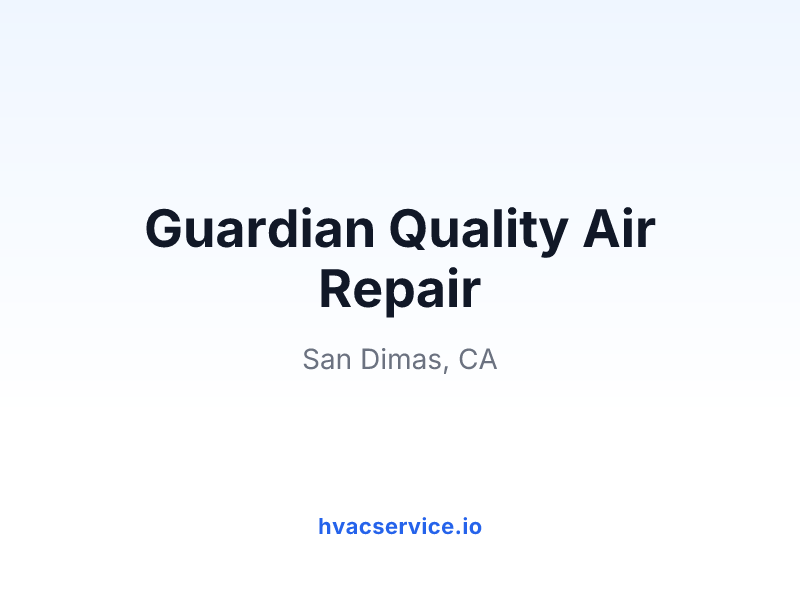 Guardian Quality Air Repair