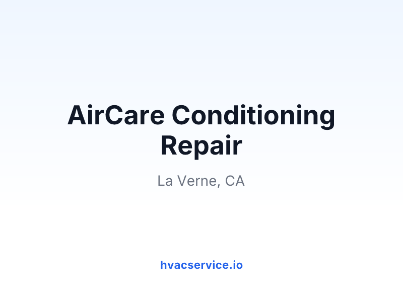 AirCare Conditioning Repair
