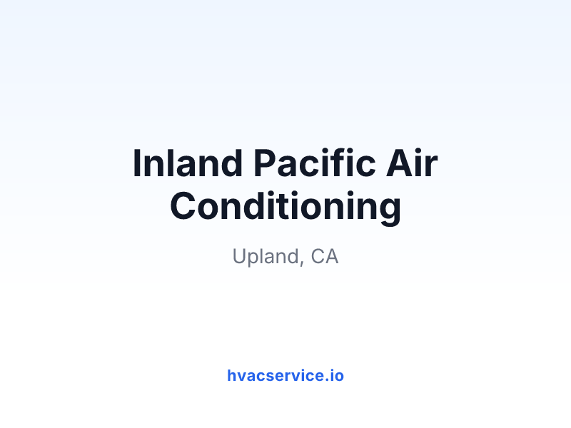 Inland Pacific Air Conditioning