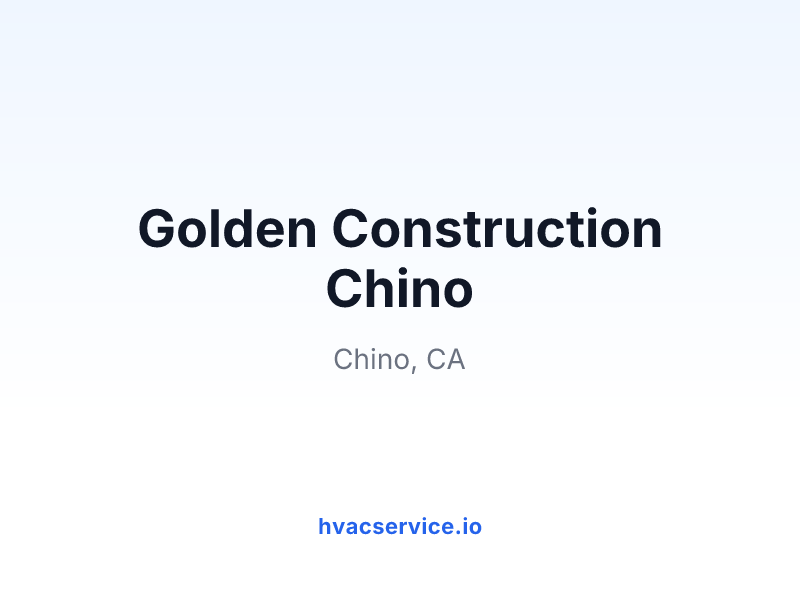 Golden Construction Chino