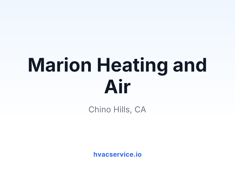 Marion Heating and Air