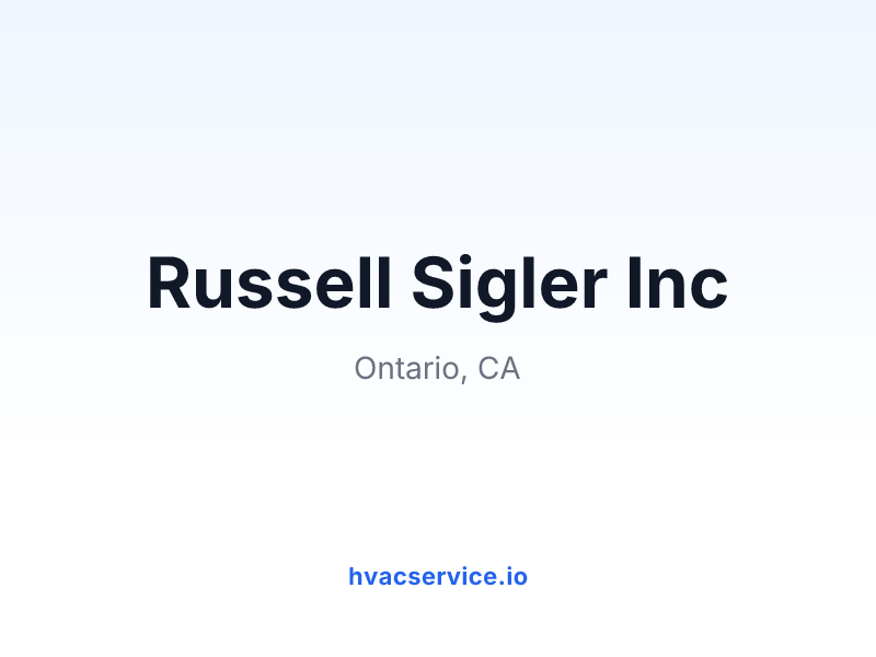 Russell Sigler Inc