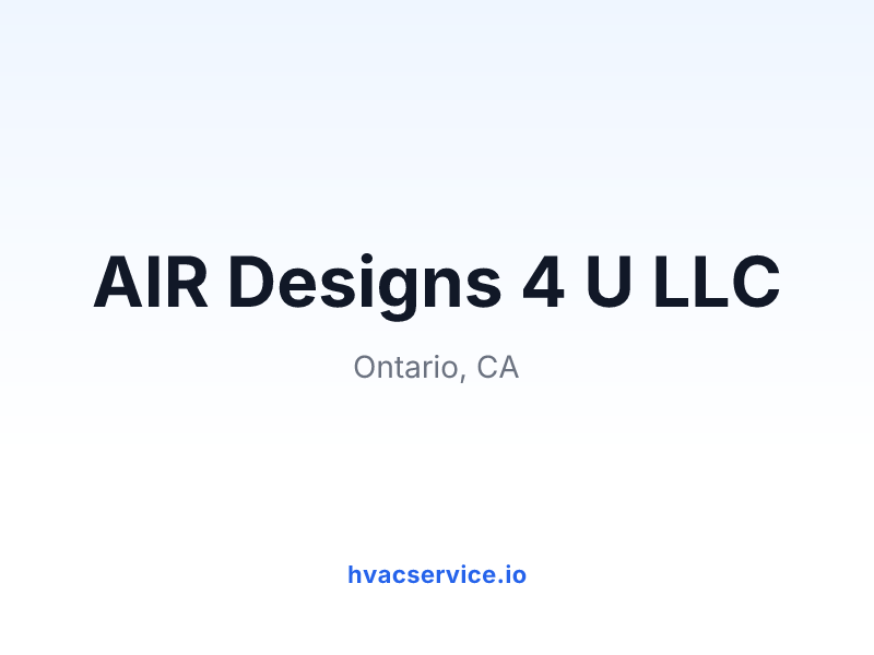 AIR Designs 4 U LLC