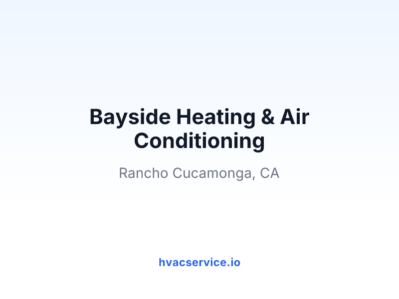 Bayside Heating & Air Conditioning