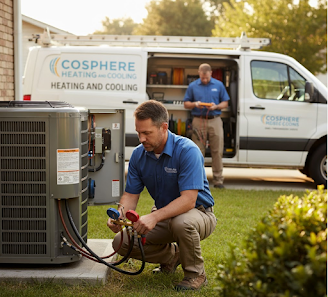 Cosphere Heating and Cooling