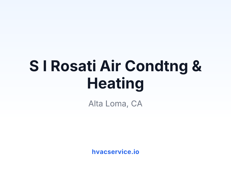 S I Rosati Air Condtng & Heating