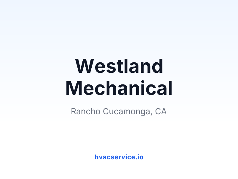 Westland Mechanical