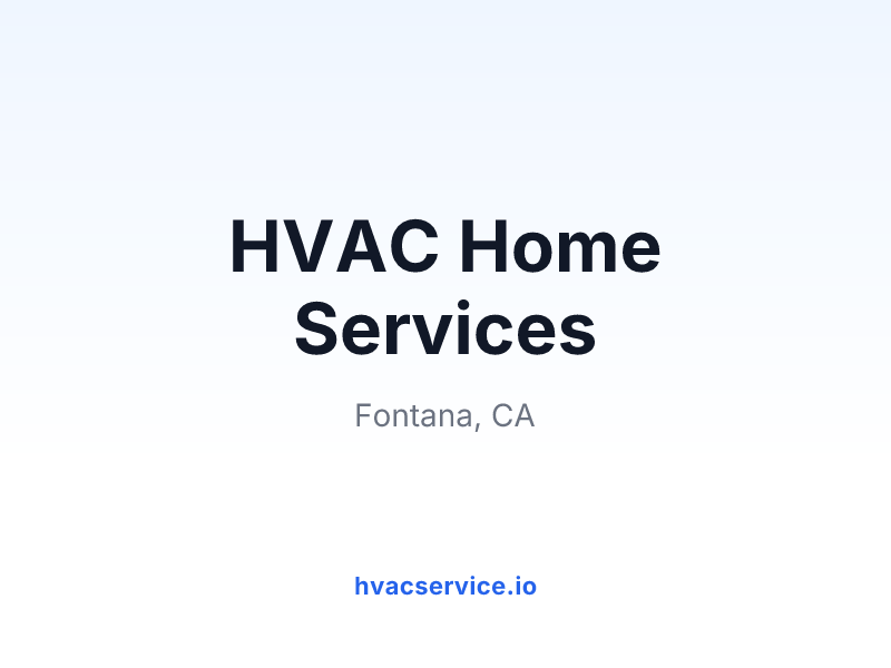 HVAC Home Services