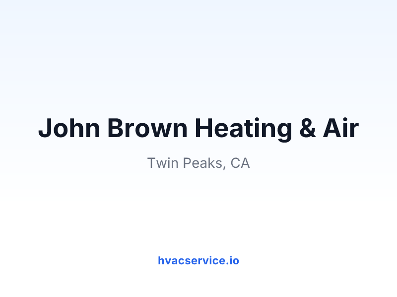 John Brown Heating & Air
